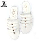 Pearl Strappy Slides