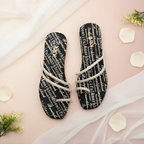 Glam Crystal-Strap Sandals