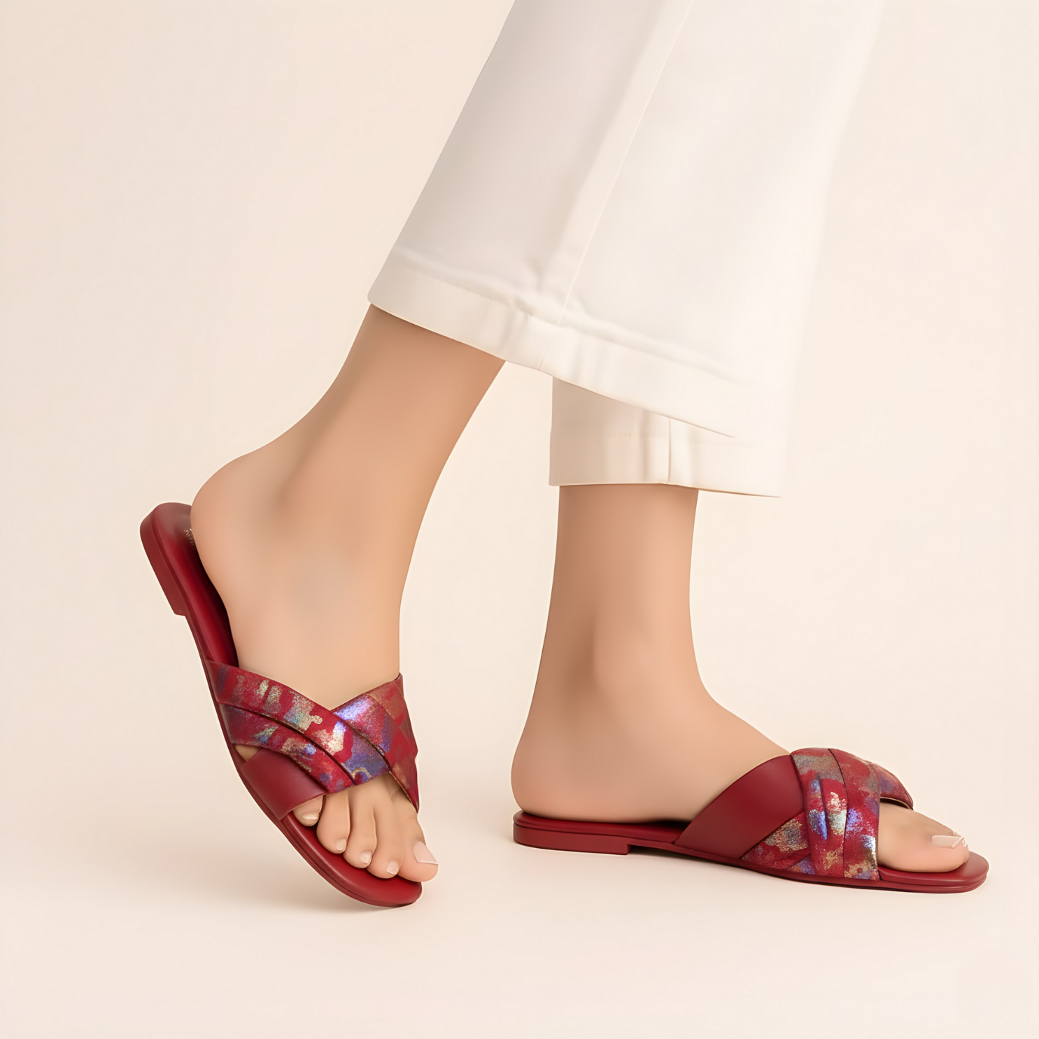 Twist Slide Sandals