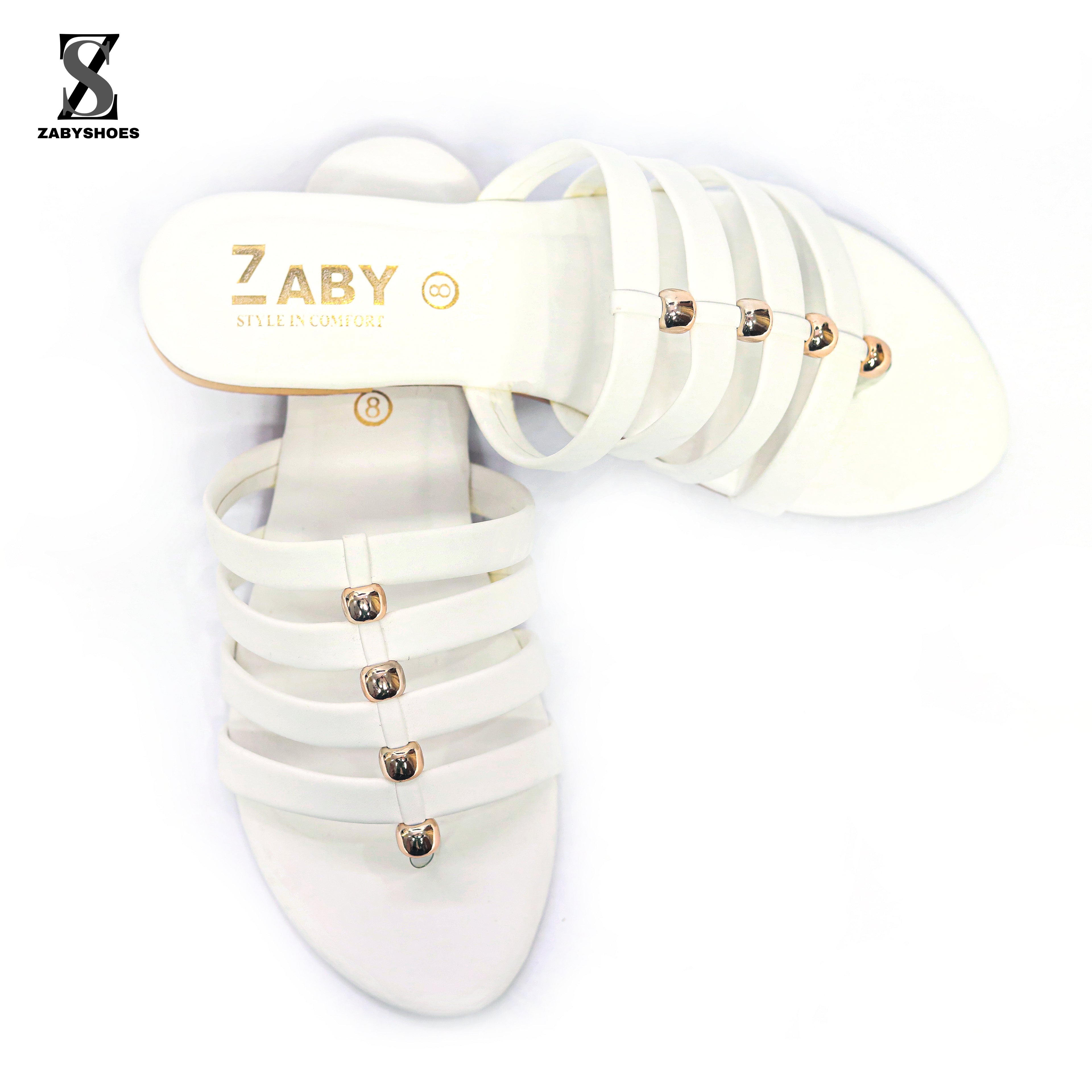 Pearl Strappy Slides