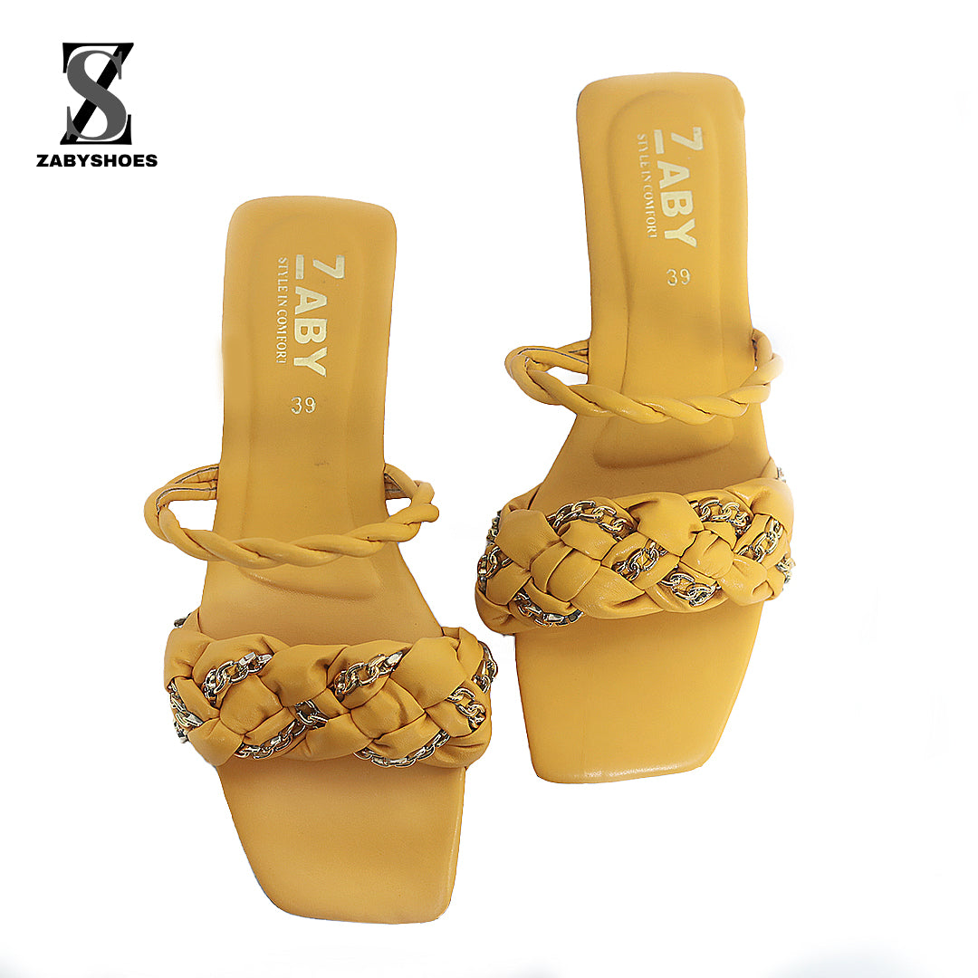 Chain Style Slide Sandals