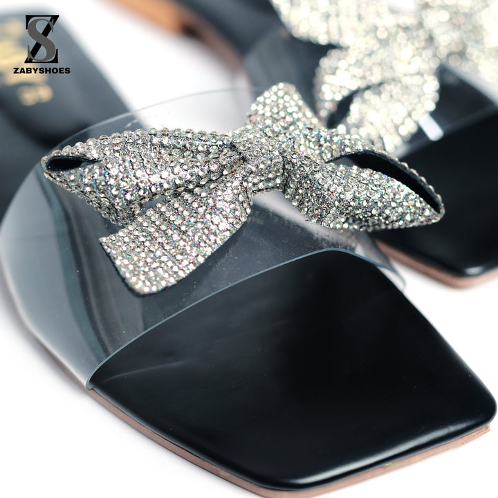 Crystal Bow Sandal