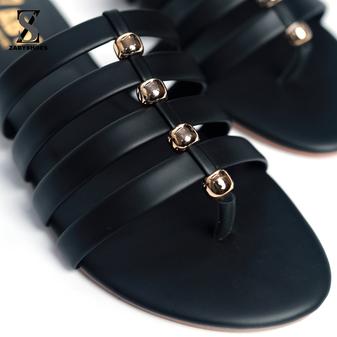 Pearl Strappy Slides