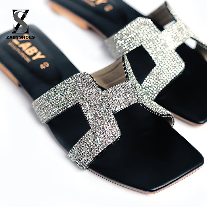 Crystal Slide Sandal