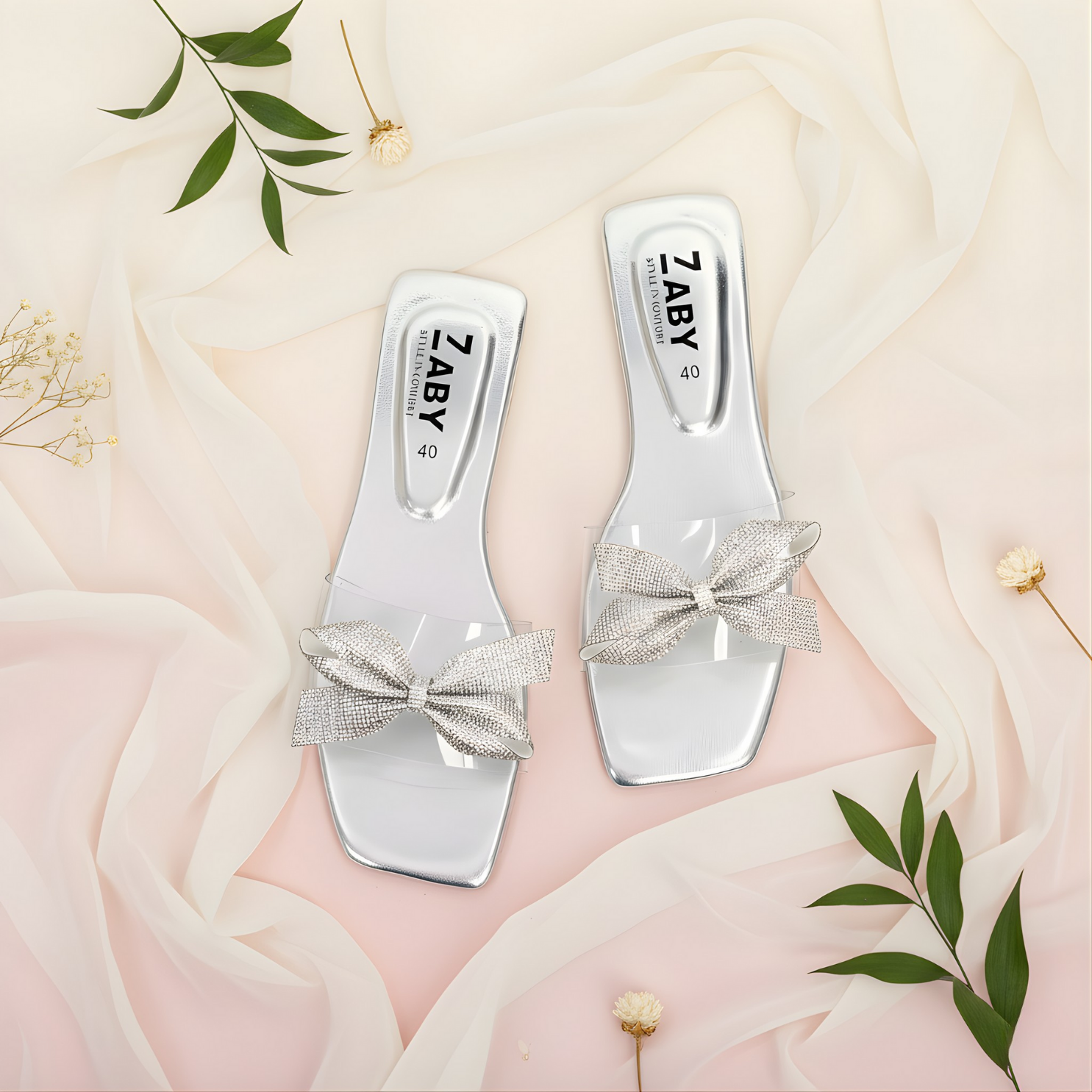 Crystal Bow Sandal