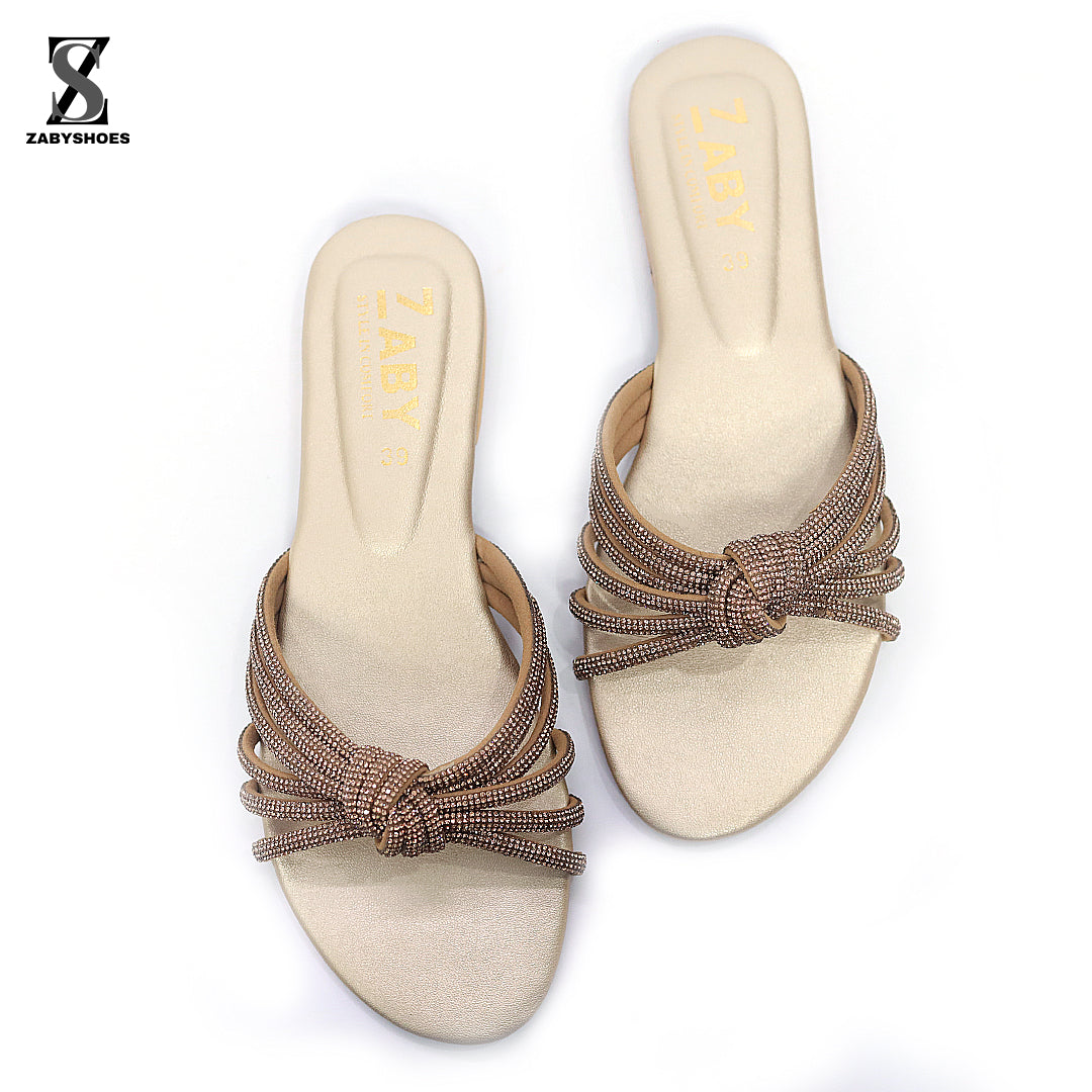 Knot Crystal Sandals