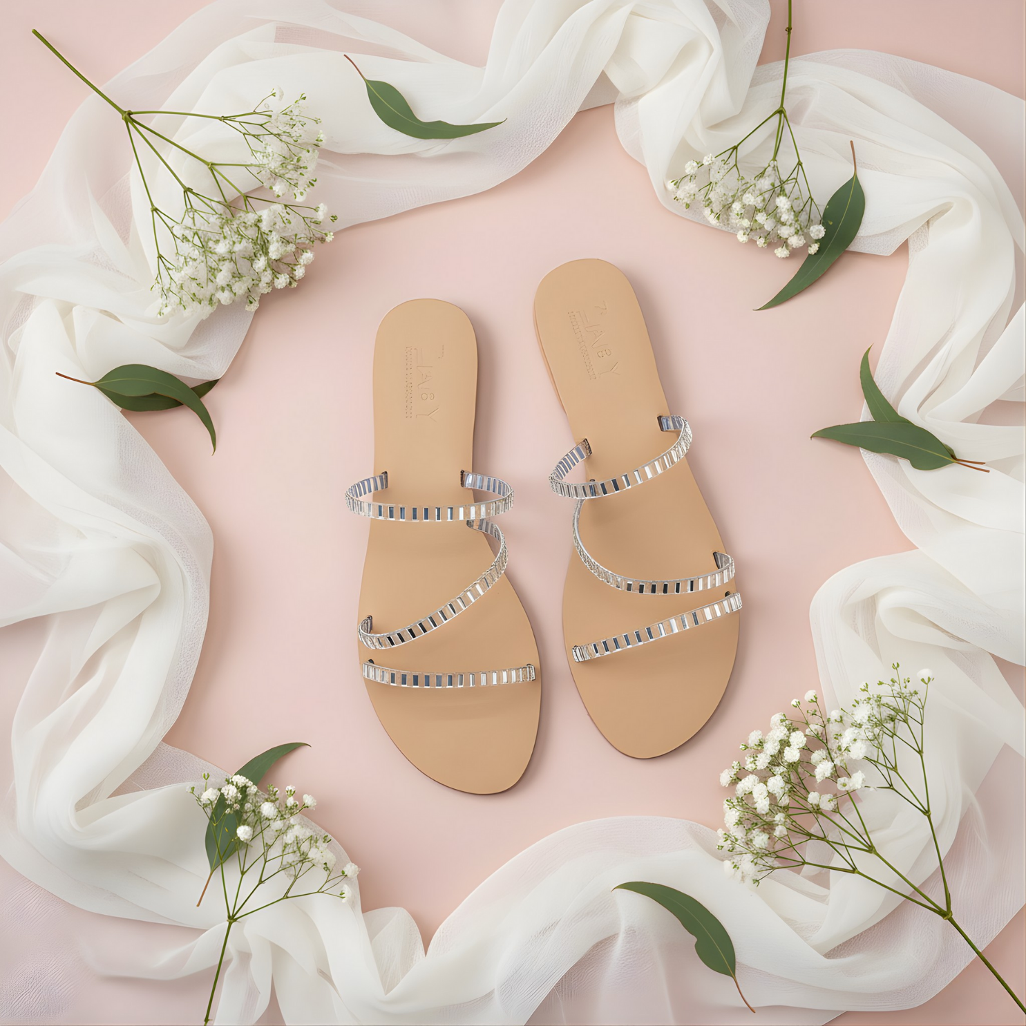 Gleam Crystal Sandals