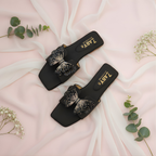 Butterfly slippers stone