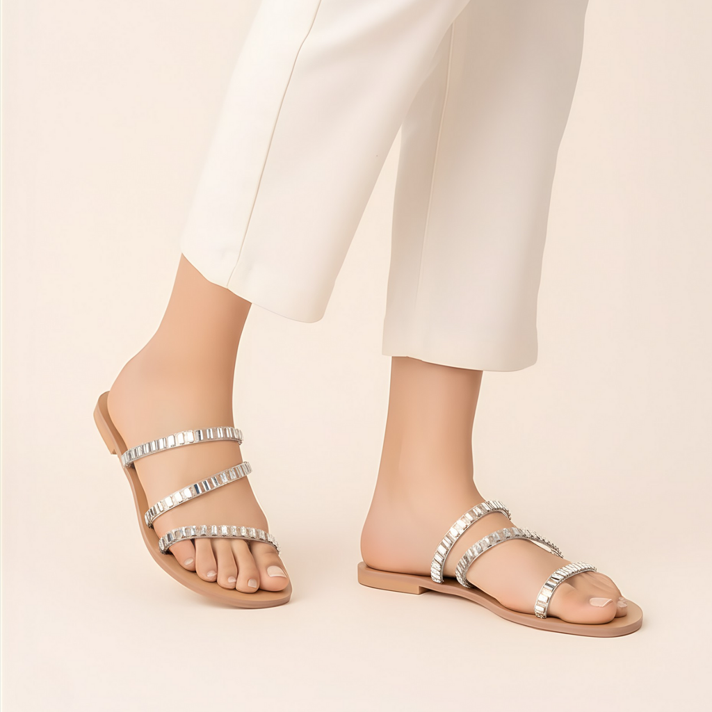 Gleam Crystal Sandals