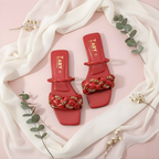 Chain Style Slide Sandals