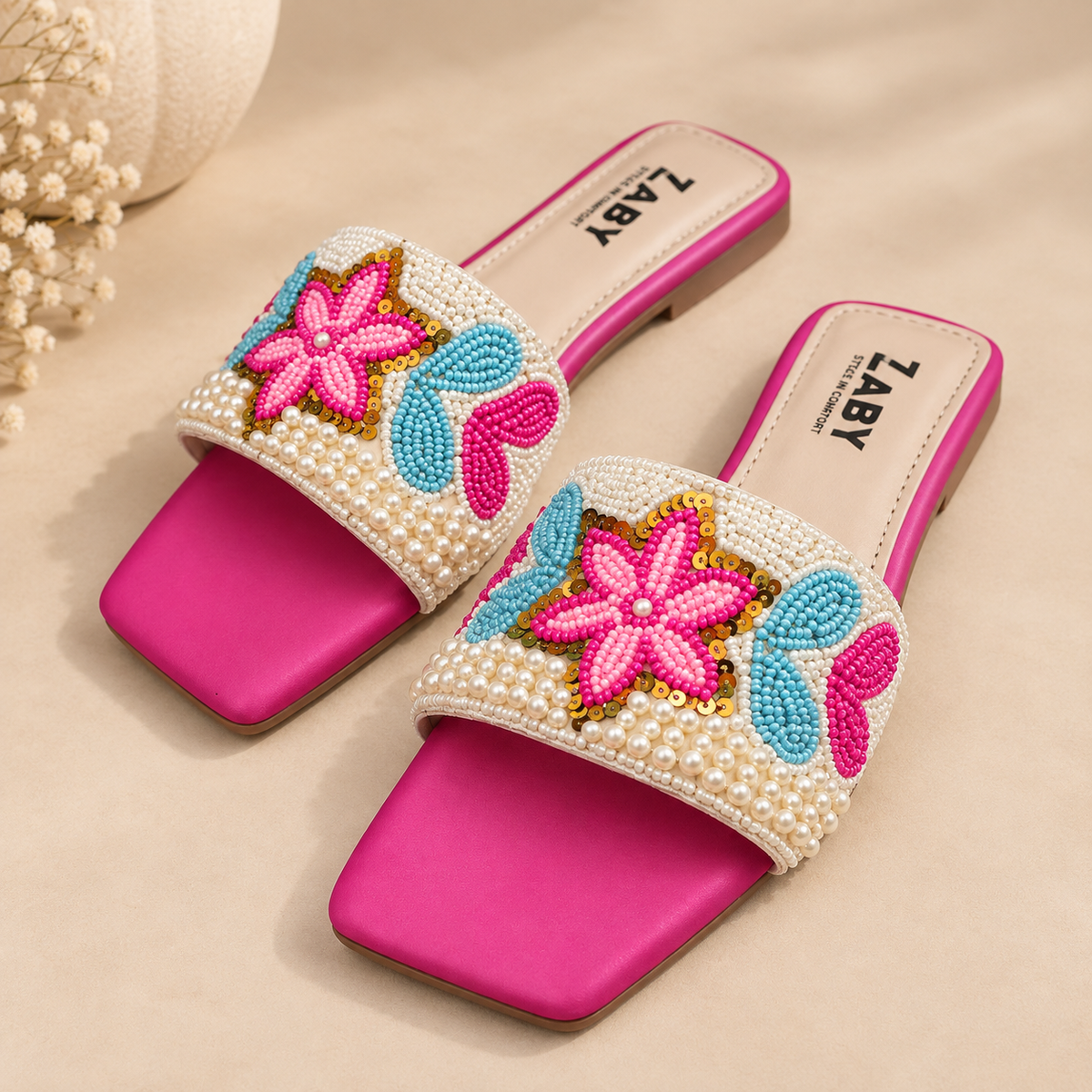 Hand Made Royal Pearl Flat 0086