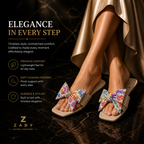 Flora Knot Comfort Slides 0052