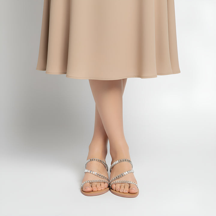 Gleam Crystal Sandals